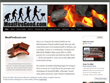 Tablet Screenshot of meatfiregood.com